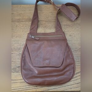 TravelSmith Brown Messenger Bag NWOT